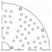 Пластина терки для твердого сыра Hallde 87110 в компании ШефСтор